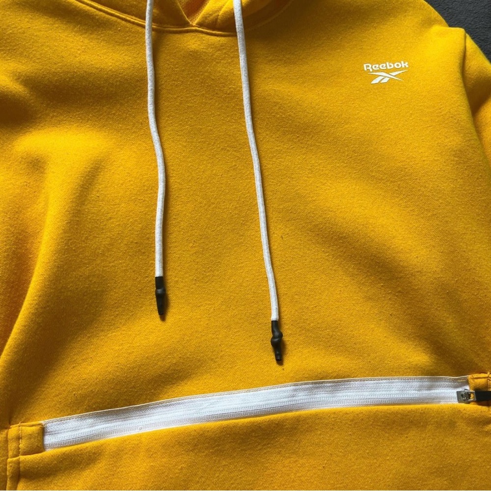 Reebok Bright Yellow Hoodie - Picture 2 of 5